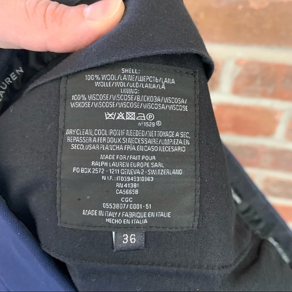 Ralph Lauren Black Label Wool Dress Pants/Trousers - Picture 3 of 5